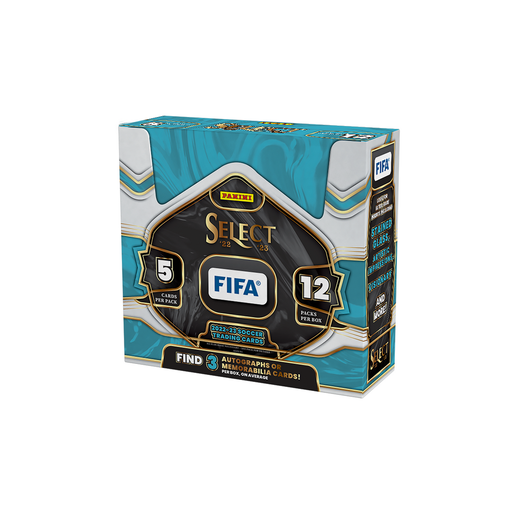 2022-23 Panini Select FIFA Soccer Hobby 12 Box Case