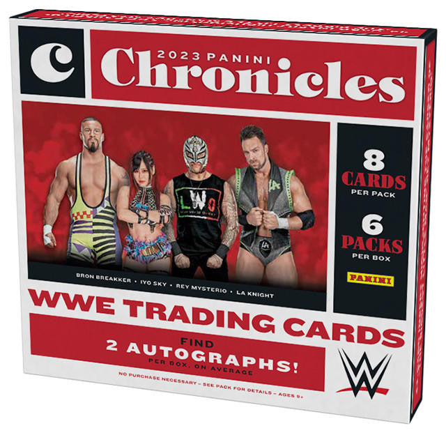 2023 Panini Chronicles WWE Hobby 12 Box Case