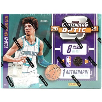 2020-21 Panini Optic Contenders NBA Hobby Inner Case