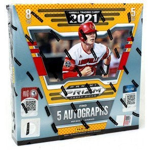 2021 Panini Prizm Collegiate Draft Picks Baseball Hobby 16 Box Case