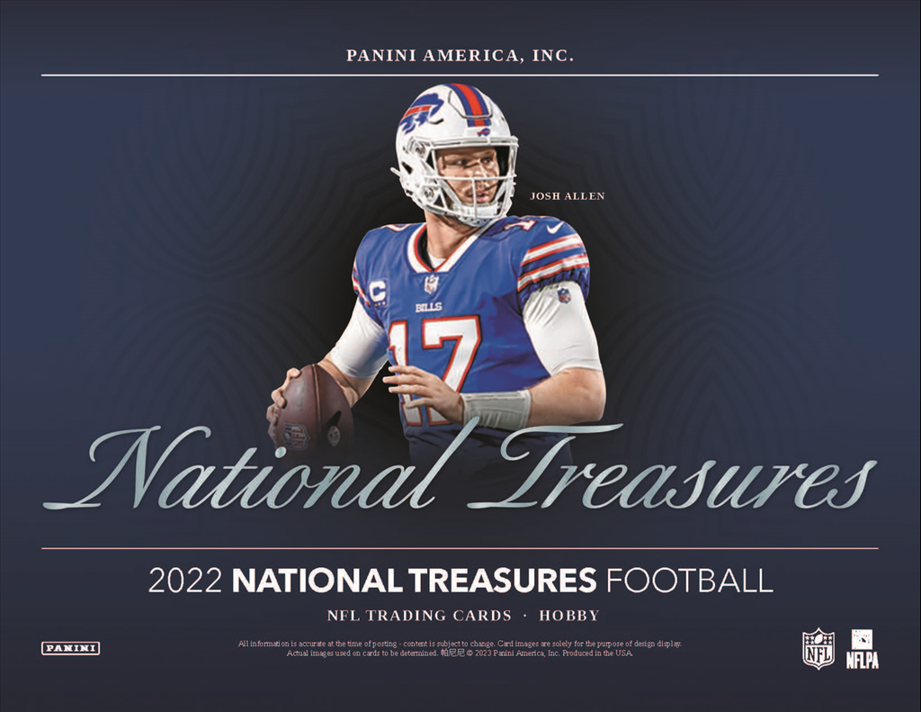 2022 Panini National Treasures Football Hobby 4 Box Case