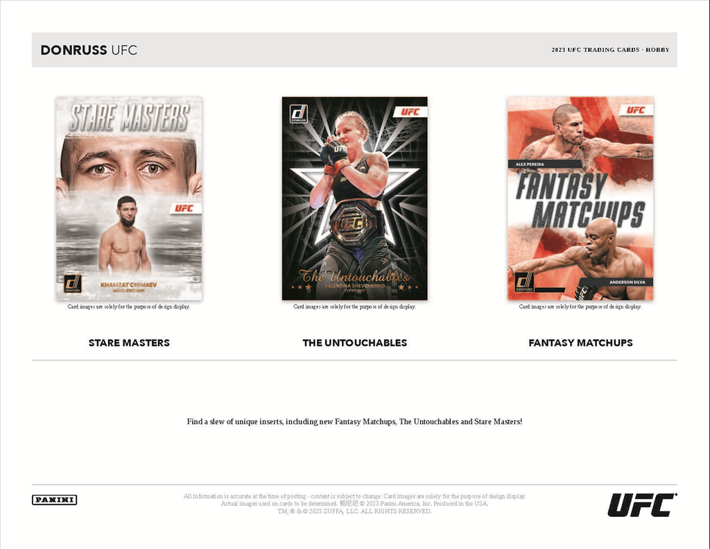 2023 Panini Donruss UFC Hobby Box