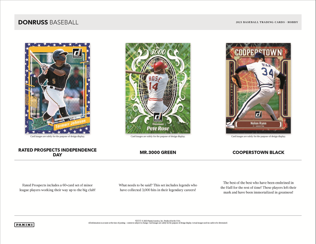 2023 Panini Donruss Baseball Hobby Box