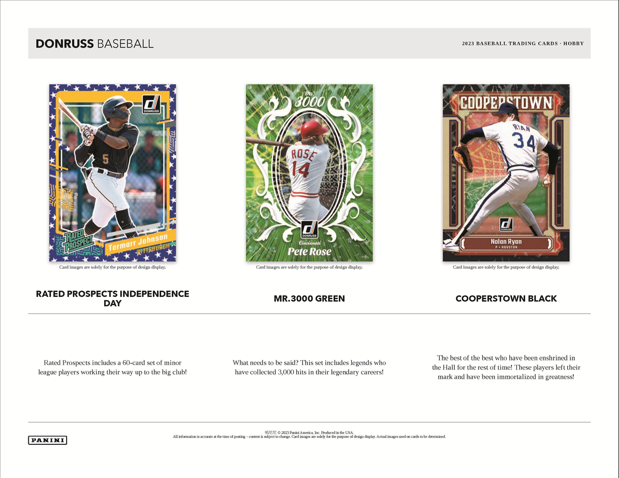 2023 Panini Donruss Baseball Hobby Box