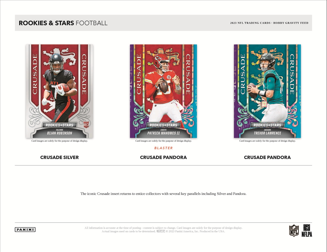 2023 Panini Rookies & Stars Football Hobby Gravity Feed Pack