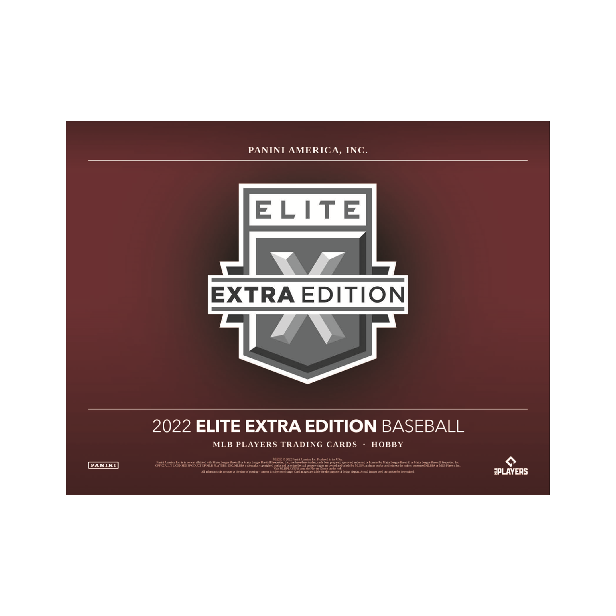 2022 Panini Elite Extra Edition Baseball Hobby Box
