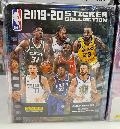 2019-20 Panini NBA Sticker Box European version