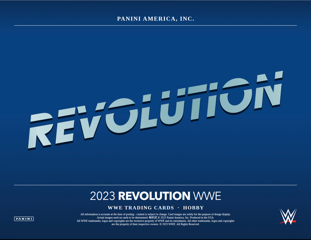 2023 Panini Revolution WWE Hobby 8 Box Case