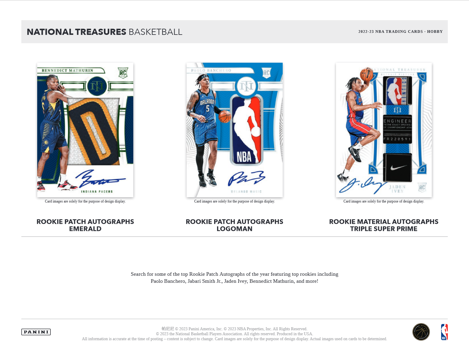 2022-23 Panini National Treasures Basketball Hobby 4 Box Case