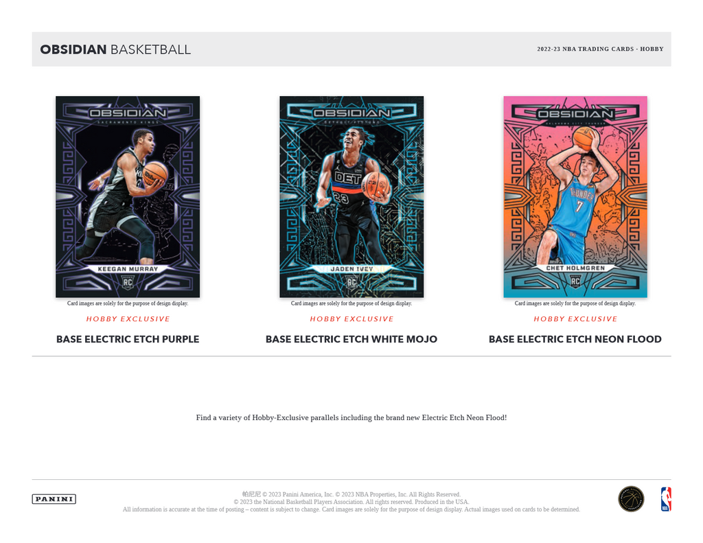 2022-23 Panini Obsidian Basketball Hobby Box