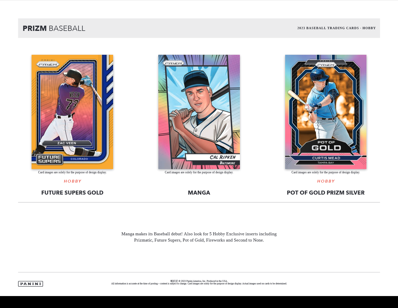 2023 Panini Prizm Baseball Hobby Box