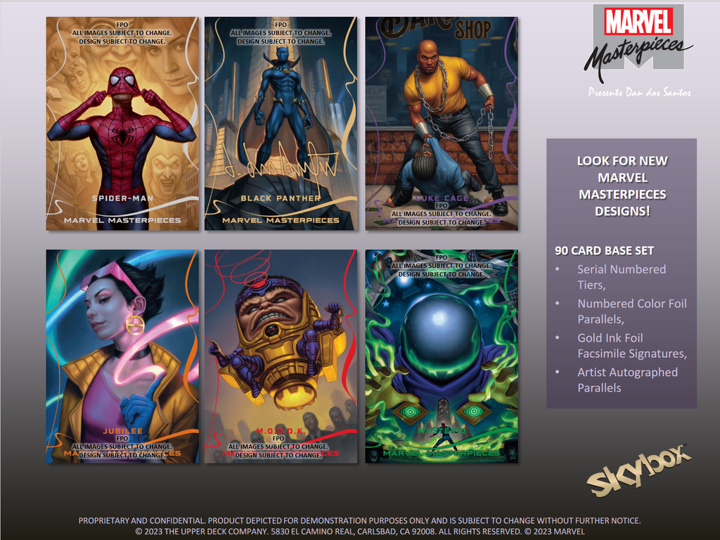2022 Upper Deck Marvel Masterpieces Hobby Box [Contact Us To Order]