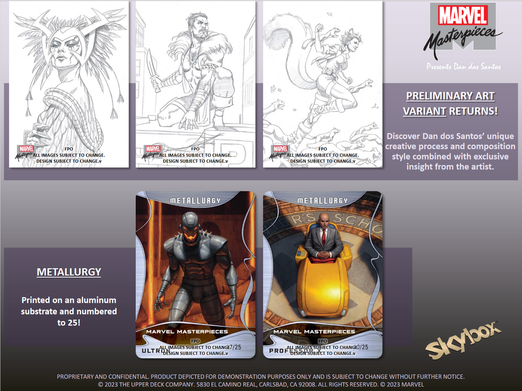 2022 Upper Deck Marvel Masterpieces Hobby Box [Contact Us To Order]
