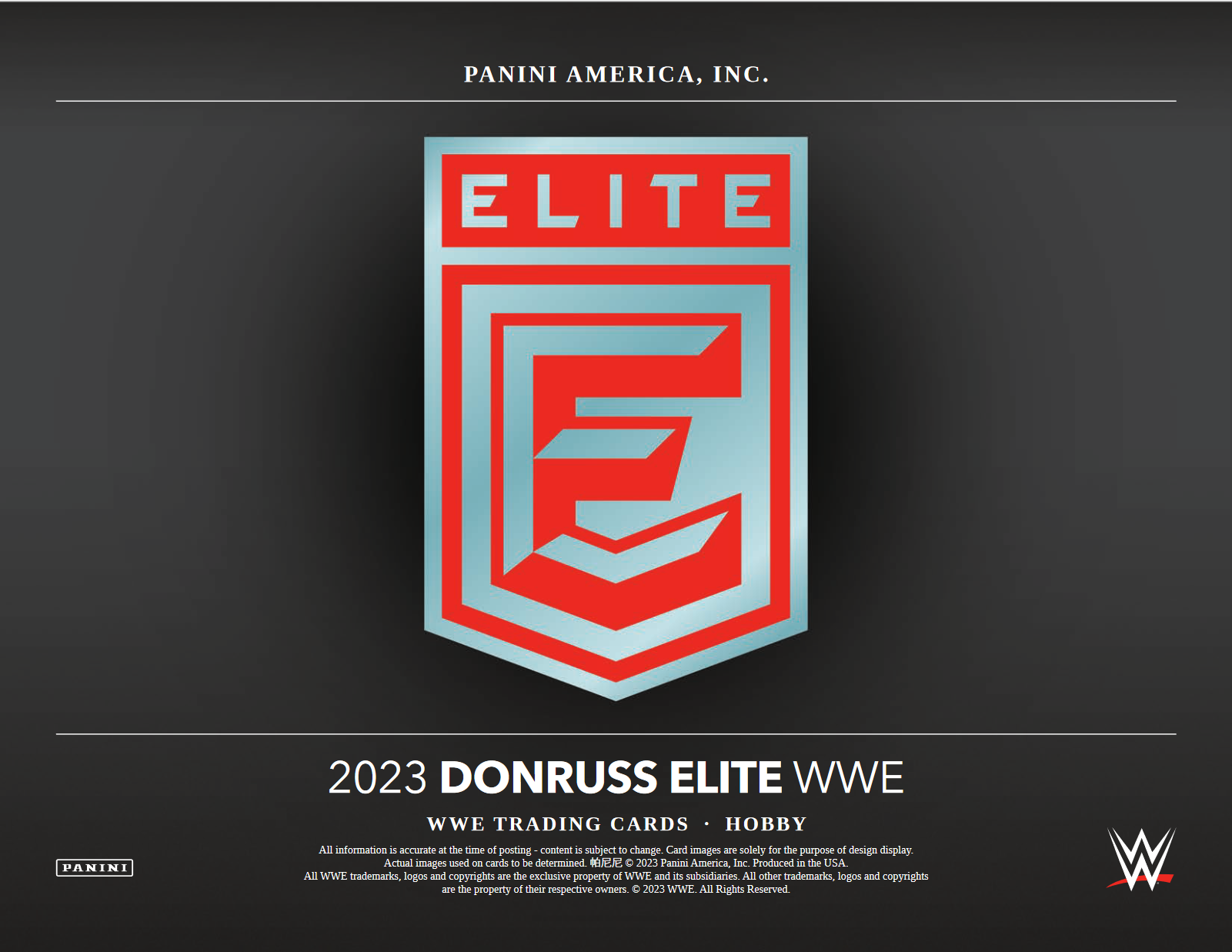 2023 Panini Donruss Elite WWE Hobby Box