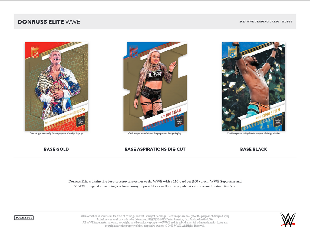 2023 Panini Donruss Elite WWE Hobby 12 Box Case