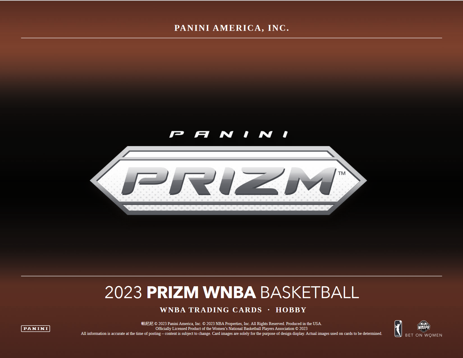 2023 Panini Prizm WNBA Basketball Hobby 12 Box Case