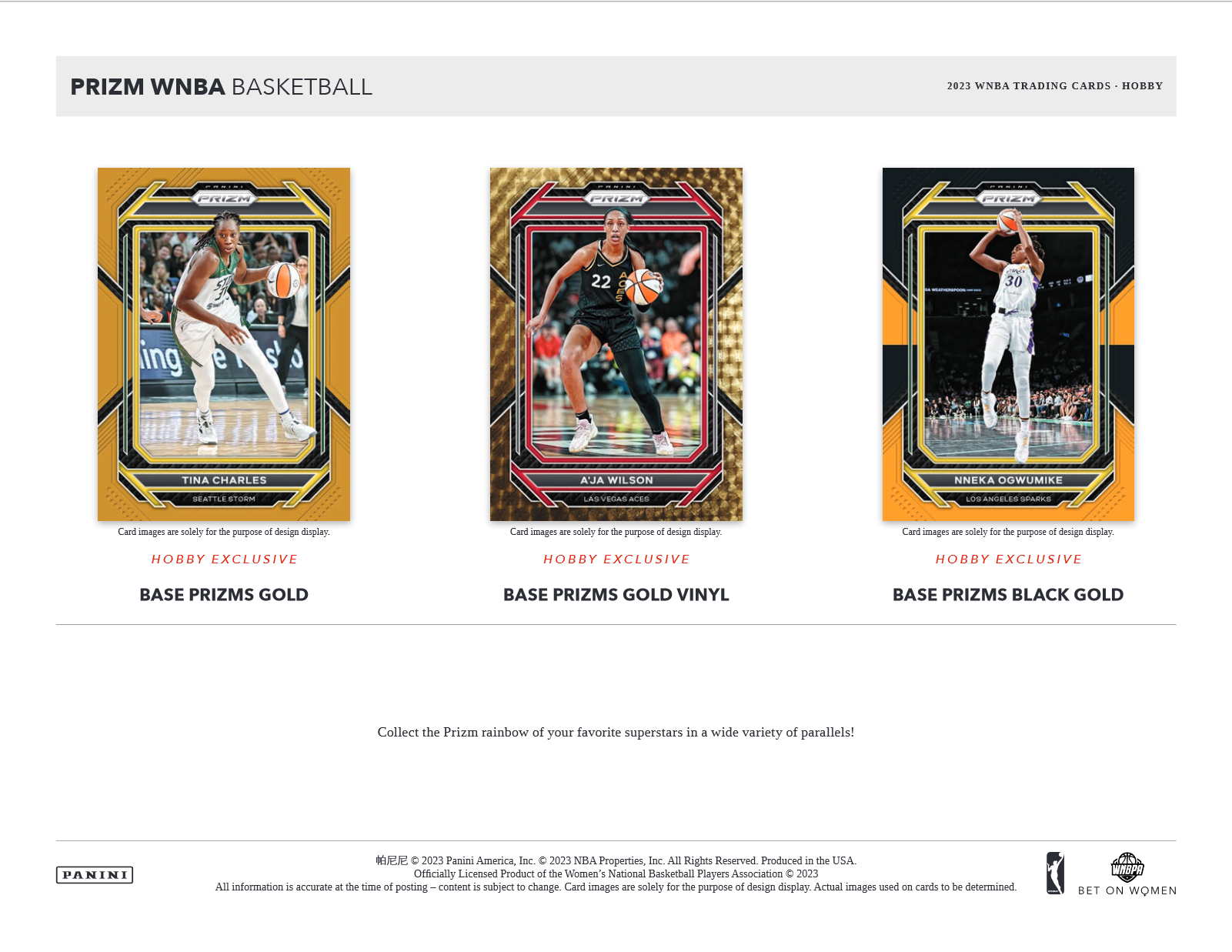 2023 Panini Prizm WNBA Basketball Hobby 12 Box Case