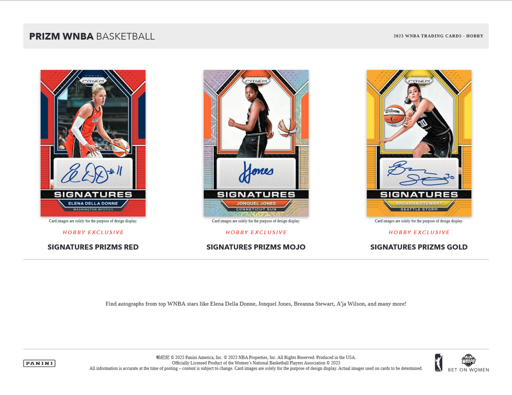 2023 Panini Prizm WNBA Basketball Hobby Box
