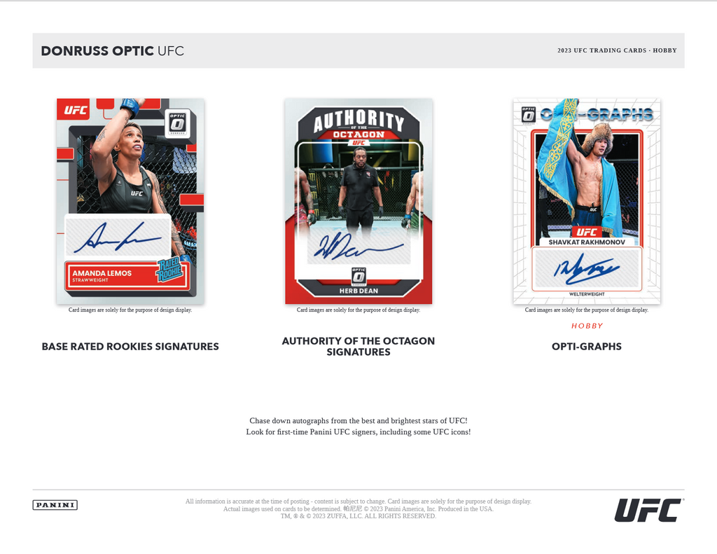 2023 Panini Donruss Optic UFC Hobby Box