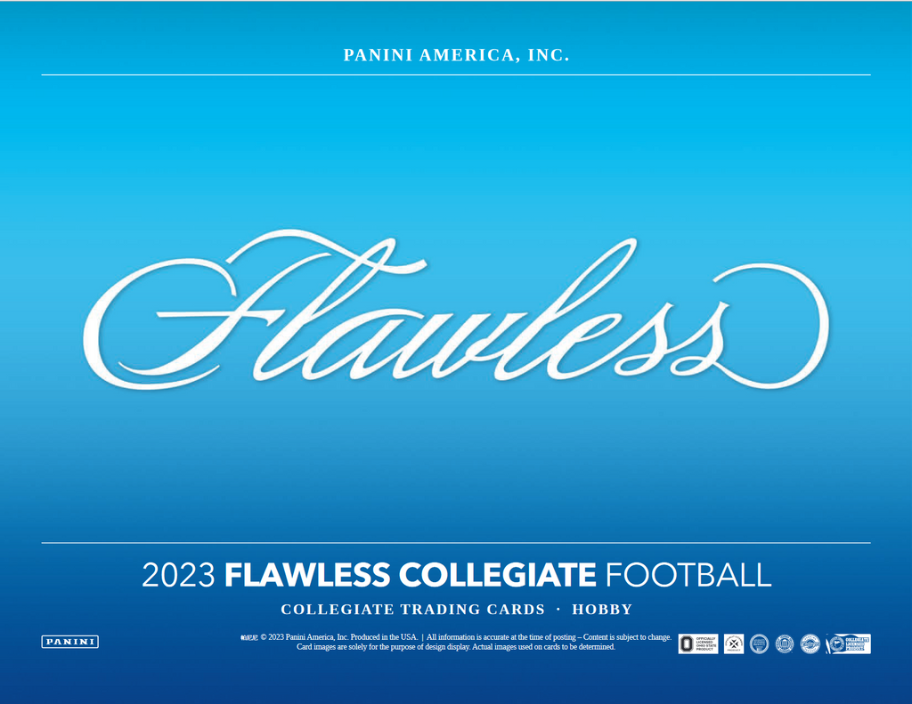 2023 Panini Flawless Collegiate Football Hobby Box