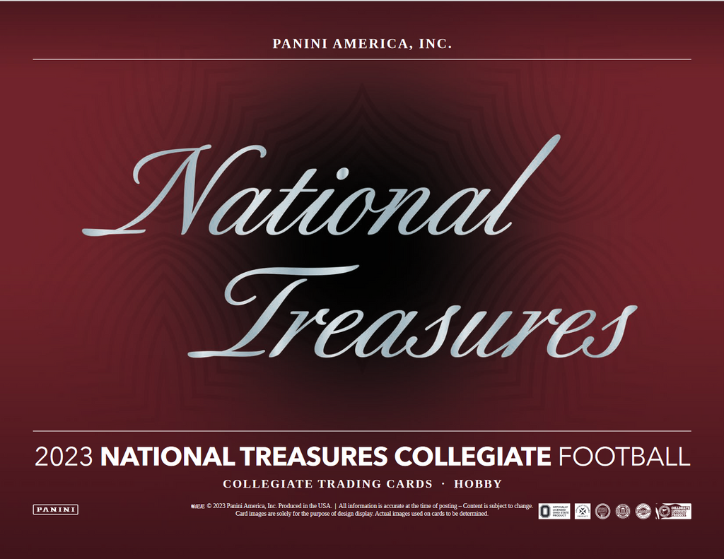2023 Panini National Treasures Collegiate Football Hobby Box