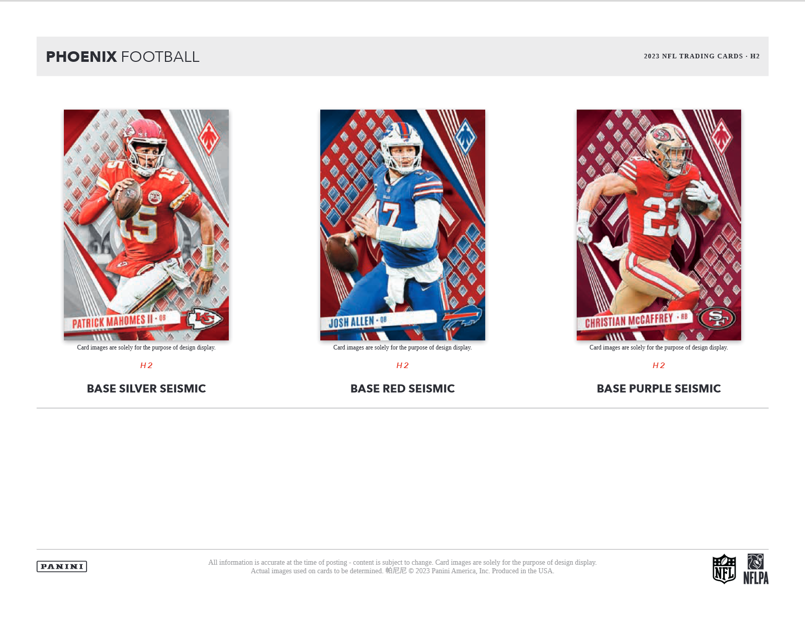2023 Panini Phoenix Football H2 20 Box Case
