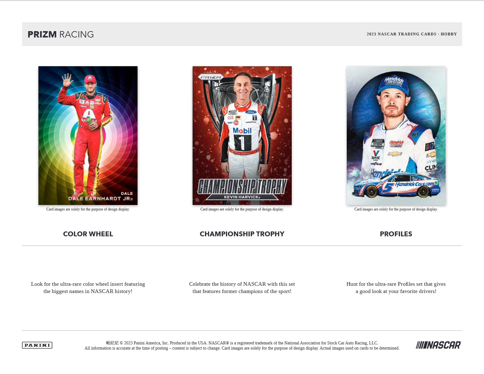 2023 Panini Prizm Racing Hobby 12 Box Case