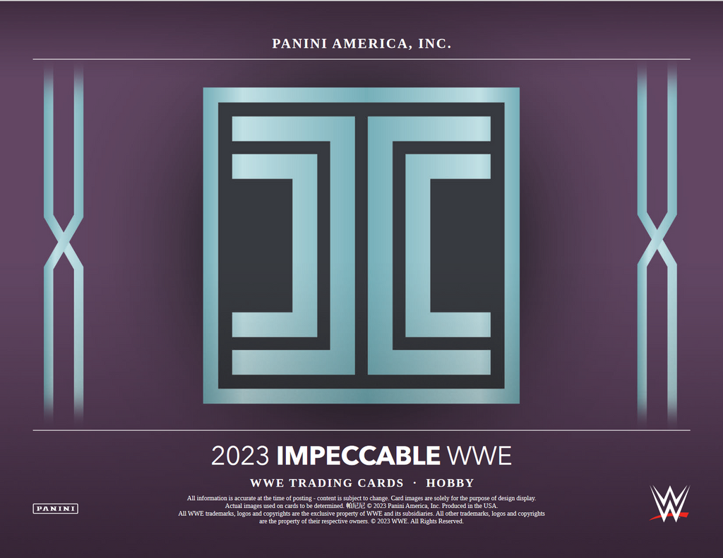 2023 Panini Impeccable WWE Hobby 3 Box Case