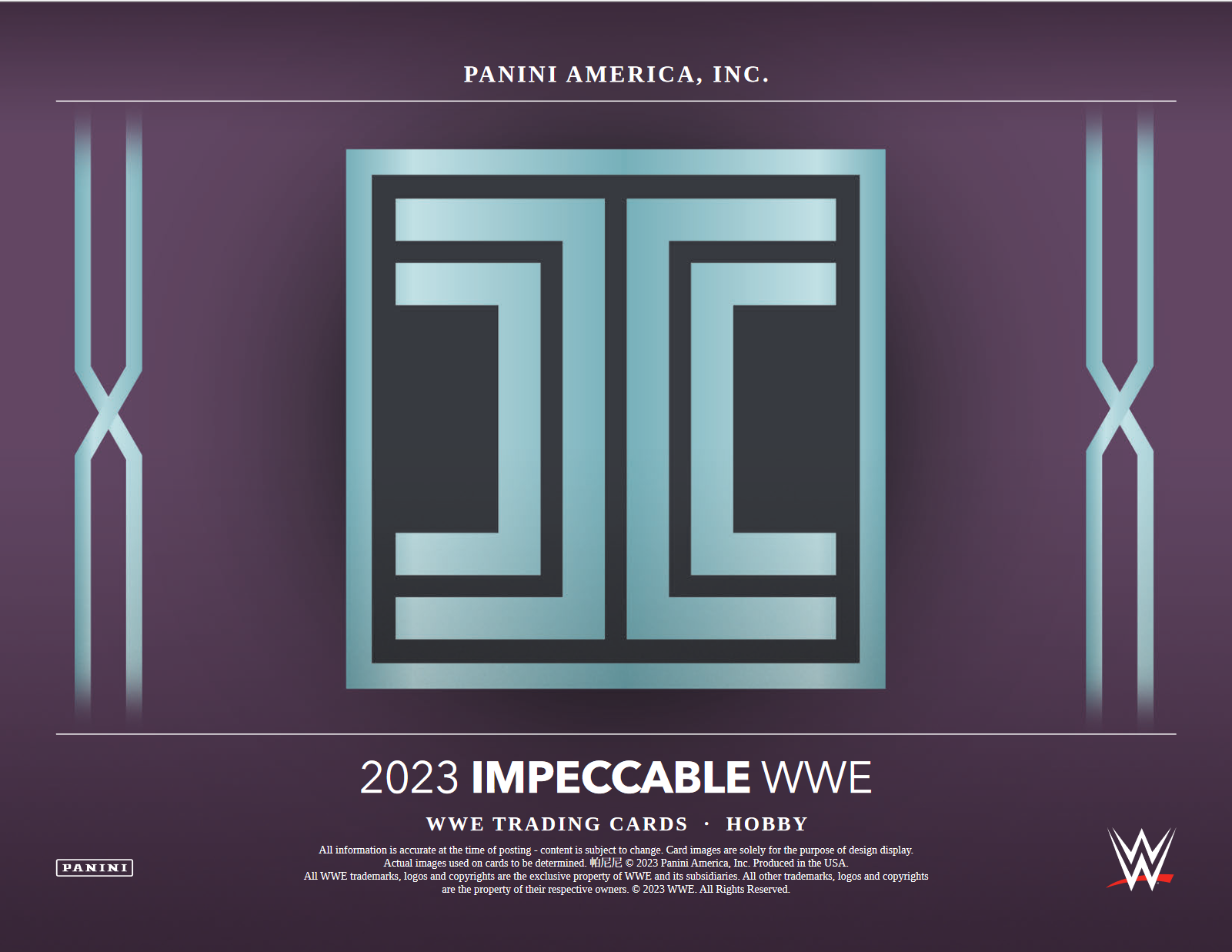 2023 Panini Impeccable WWE Hobby 3 Box Case