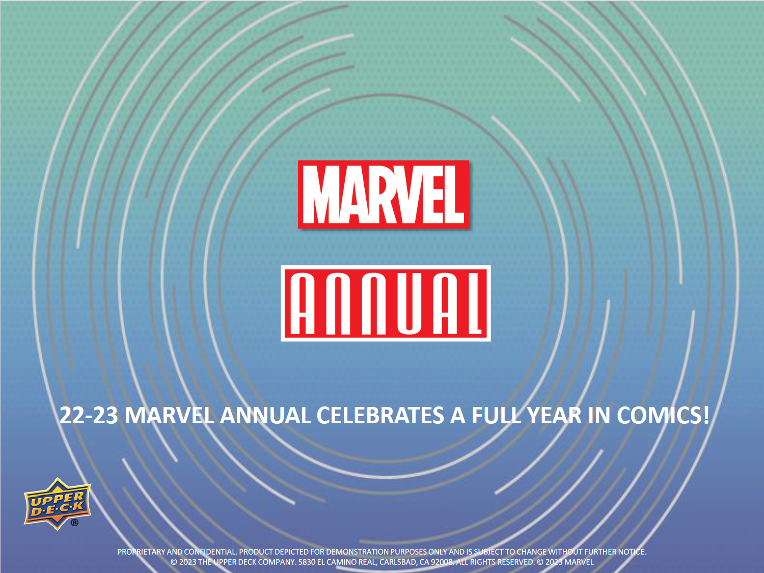 2022-23 Marvel Annual Trading Cards 16 Box Case (Upper Deck) [Contact Us To Order]