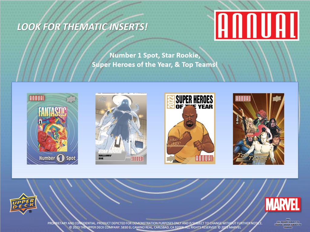 2022-23 Marvel Annual Trading Cards 16 Box Case (Upper Deck) [Contact Us To Order]