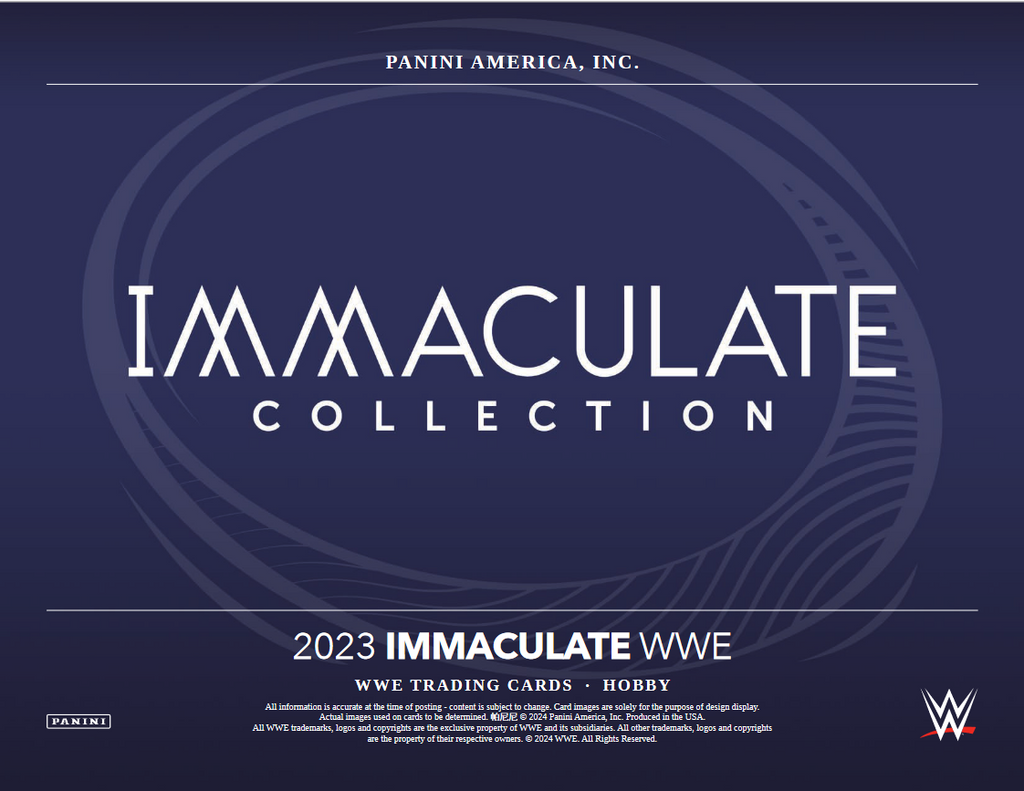 2023 Panini Immaculate WWE Hobby 5 Box Case