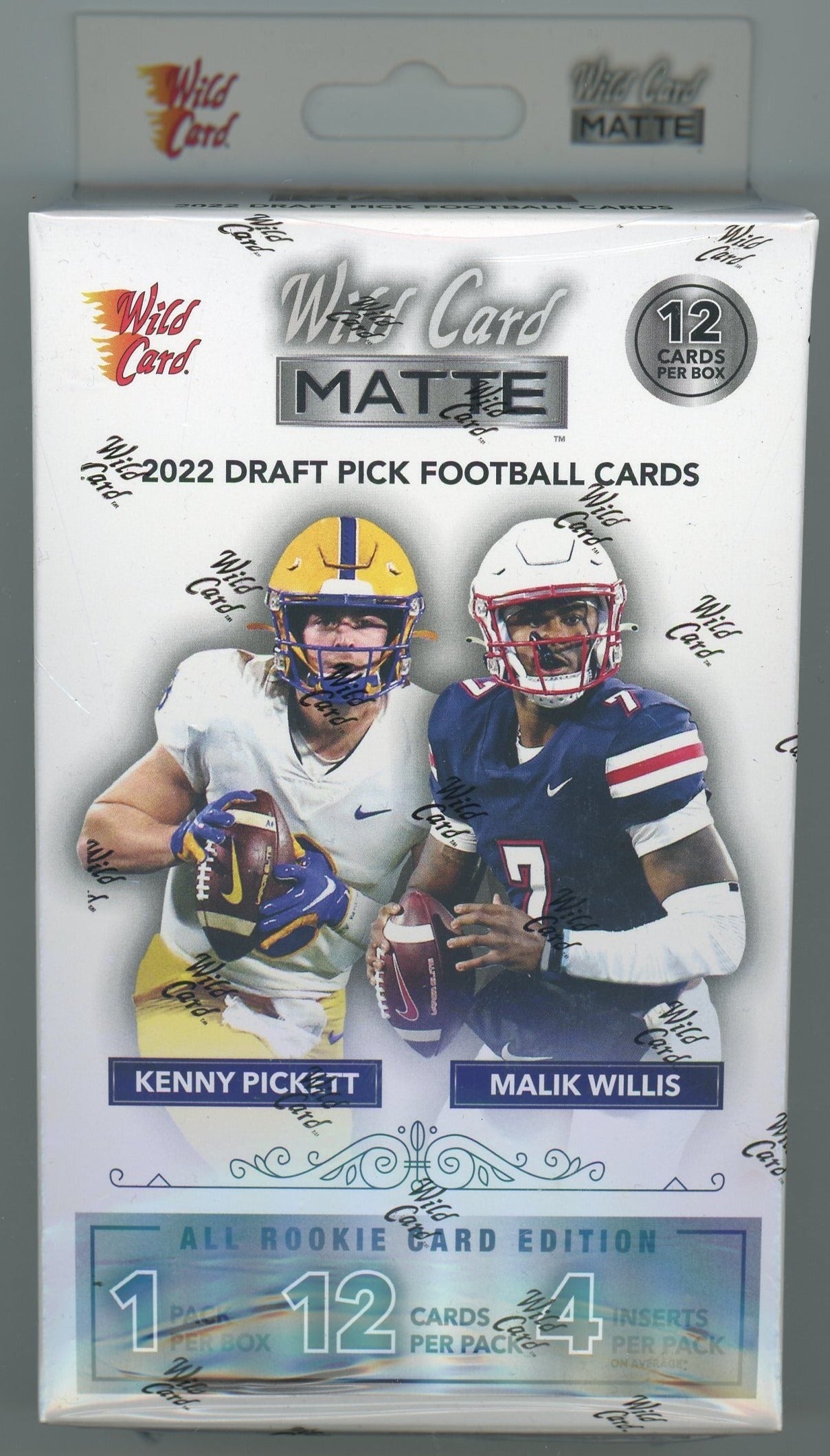 2022 Wild Card Draft MATTE Football Hanger Box