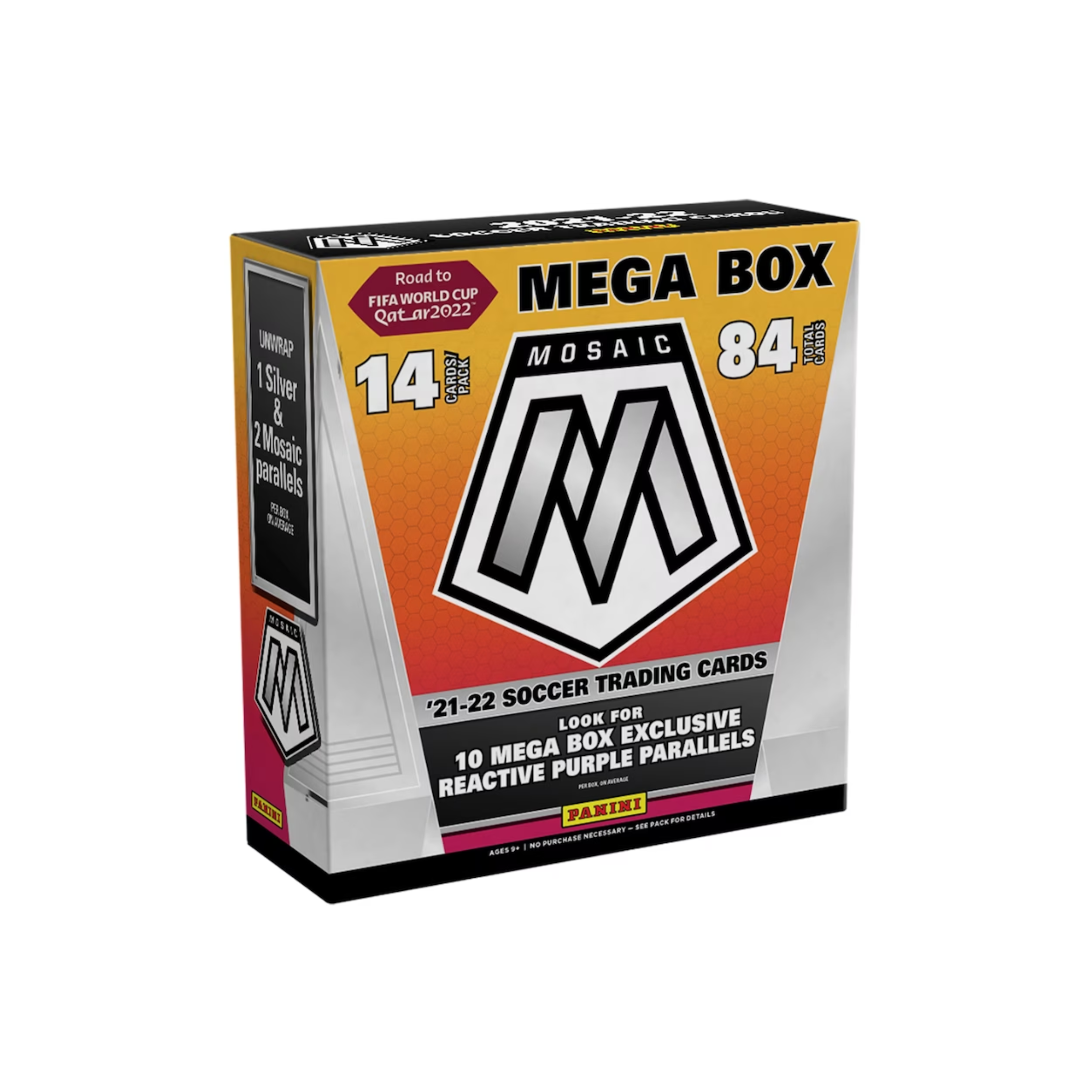 2021-22 Panini Mosaic Soccer Road to the World Cup Mega Fanatics Exclusive